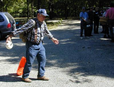 Darrell Cox bowls over the other fungi