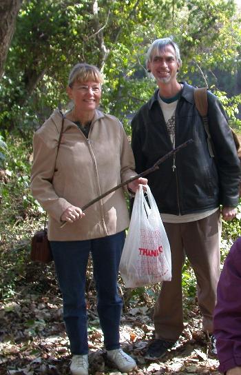 Debby Hanmer and Tom Volk along the Cape Fear River