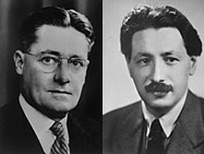 Sir Howard Walter Florey and Ernst Boris Chain, from the Nobel Prize website