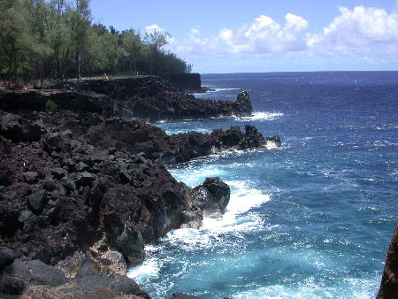 beach at Mackenzie Park in Hawaii