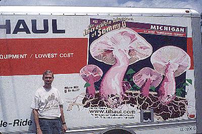 Humongous Fungus U-Haul truck with Tom Volk